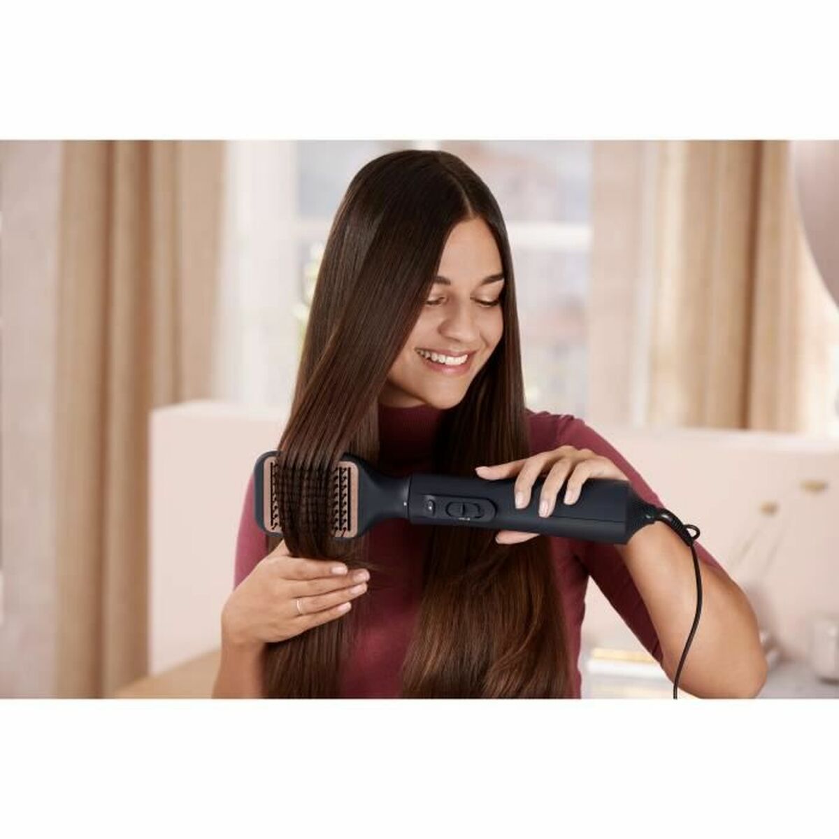 Borstel Philips BHA530 1000 W Zwart Plastic